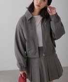 【フリーズマート/FREE'S MART】のジップブルゾン 人気、トレンドファッション・服の通販 founy(ファニー) ファッション Fashion レディースファッション WOMEN アウター Coat Outerwear ブルゾン Blouson/Jackets おすすめ Recommend ガーリー Girly クロップド Cropped ジップ Zip スタンド Stand セットアップ Set Up チェック Check ツイード Tweed ポケット Pocket 冬 Winter thumbnail グレー|ID: prp329100004156286 ipo3291000000028644988