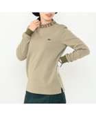 【その他のブランド/Other】のWOMEN LACOSTE / 別注 ロゴ モックネックシャツ BEIGE|ID: prp329100004156300 ipo3291000000028645065