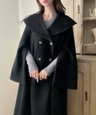 【ジュノア/JUNOAH】のMeiru 2wayAラインコート 人気、トレンドファッション・服の通販 founy(ファニー) ファッション Fashion レディースファッション WOMEN アウター Coat Outerwear コート Coats Aラインコート A-Line Coats thumbnail ブラック|ID: prp329100004156301 ipo3291000000028645069