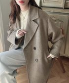 【ジュノア/JUNOAH】のMeiru シャギーミドルコート 人気、トレンドファッション・服の通販 founy(ファニー) ファッション Fashion レディースファッション WOMEN アウター Coat Outerwear コート Coats thumbnail モカ|ID: prp329100004156311 ipo3291000000028645116