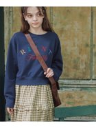 【エヘカソポ/ehka sopo】のロゴ刺繍スウェット 人気、トレンドファッション・服の通販 founy(ファニー) ファッション Fashion レディースファッション WOMEN トップス・カットソー Tops/Tshirt パーカ Sweats スウェット Sweat おすすめ Recommend スウェット Sweat フロント Front ルーズ Loose ロング Long 秋 Autumn/Fall thumbnail ネイビー|ID: prp329100004156357 ipo3291000000028645329