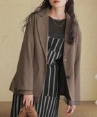 【ブージュルード/Bou Jeloud】のシアー切替テーラードジャケット 人気、トレンドファッション・服の通販 founy(ファニー) ファッション Fashion レディースファッション WOMEN アウター Coat Outerwear ジャケット Jackets テーラードジャケット Tailored Jackets おすすめ Recommend オーガンジー Organdy シアー Sheer ジーンズ Jeans タンク Tank フェミニン Feminine フラップ Flap ポケット Pocket エレガント 上品 Elegant 切替 Switching thumbnail BROWN|ID: prp329100004156372 ipo3291000000028645401