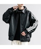 【ロッキーモンロー/Rocky Monroe】のサイドラインPUレザードルマンブルゾン 人気、トレンドファッション・服の通販 founy(ファニー) ファッション Fashion レディースファッション WOMEN アウター Coat Outerwear ブルゾン Blouson/Jackets インナー Inner シンプル Simple スポーティ Sporty バランス Balance レギュラー Regular エレガント 上品 Elegant thumbnail 111.ブラック|ID: prp329100004156386 ipo3291000000028695949