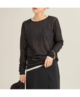 【プラージュ/Plage】のCO NY Sheer ロンT New 人気、トレンドファッション・服の通販 founy(ファニー) ファッション Fashion レディースファッション WOMEN トップス・カットソー Tops/Tshirt ロング / Tシャツ T-Shirts |ID:prp329100004156415