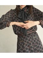 【リリーブラウン/Lily Brown】のクラシカルパターンブラウス 人気、トレンドファッション・服の通販 founy(ファニー) ファッション Fashion レディースファッション WOMEN トップス・カットソー Tops/Tshirt シャツ/ブラウス Shirts/Blouses おすすめ Recommend クラシカル Classical チェーン Chain ドット Dot プリーツ Pleats ボトム Bottom エレガント 上品 Elegant thumbnail BLK[009]|ID: prp329100004156470 ipo3291000000028646161