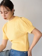 【スナイデル/SNIDEL】のハーフスリーブニットプルオーバー 人気、トレンドファッション・服の通販 founy(ファニー) ファッション Fashion レディースファッション WOMEN トップス・カットソー Tops/Tshirt ニット Knit Tops プルオーバー Pullover シンプル Simple thumbnail YEL[032]|ID: prp329100004156502 ipo3291000000028716554