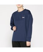 【ニッキー/nikki】のFILA/ハニカムメッシュロングTシャツ 人気、トレンドファッション・服の通販 founy(ファニー) ファッション Fashion レディースファッション WOMEN トップス・カットソー Tops/Tshirt シャツ/ブラウス Shirts/Blouses ロング / Tシャツ T-Shirts thumbnail NV|ID: prp329100004156633 ipo3291000000028647966