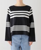 【イエナ/IENA】のRaspail/ラスパイユ 別注 パネルボーダーTシャツ 人気、トレンドファッション・服の通販 founy(ファニー) ファッション Fashion レディースファッション WOMEN トップス・カットソー Tops/Tshirt シャツ/ブラウス Shirts/Blouses ロング / Tシャツ T-Shirts コレクション Collection パープル Purple フレンチ French ボーダー Border 別注 Special Order モダン Modern thumbnail ブラック|ID: prp329100004156638 ipo3291000000028648012