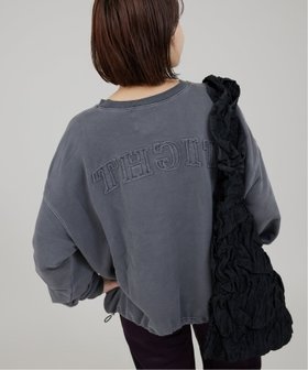 【ジョイントワークス/JOINT WORKS】のバックロゴスウェットショートプルオーバー 人気、トレンドファッション・服の通販 founy(ファニー) ファッション Fashion レディースファッション WOMEN トップス・カットソー Tops/Tshirt パーカ Sweats プルオーバー Pullover スウェット Sweat バッグ Bag 2024年 2024 2024-2025秋冬・A/W Aw/Autumn/Winter/Fw/Fall/2024-2025 バランス Balance パープル Purple ボトム Bottom 定番 Standard |ID:prp329100004156700