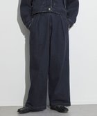 【その他のブランド/Other】の【lelill×GOGC】ワイドデニムパンツ 人気、トレンドファッション・服の通販 founy(ファニー) ファッション Fashion レディースファッション WOMEN パンツ Pants デニムパンツ Denim Pants 2024年 2024 2024-2025秋冬・A/W Aw/Autumn/Winter/Fw/Fall/2024-2025 ストレッチ Stretch デニム Denim トレンド Trend フロント Front ワイド Wide thumbnail インディゴ|ID: prp329100004156831 ipo3291000000028700870