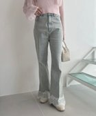 【ナイスクラップ/NICE CLAUP】の【S・Mサイズ展開】裾レースデニム 人気、トレンドファッション・服の通販 founy(ファニー) ファッション Fashion レディースファッション WOMEN デニム Denim レース Race thumbnail サックスブルー|ID: prp329100004156850 ipo3291000000028649739