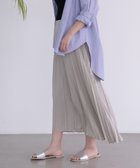 【ラコレ/LAKOLE】のプリーツロングスカート 人気、トレンドファッション・服の通販 founy(ファニー) ファッション Fashion レディースファッション WOMEN スカート Skirt ロングスカート Long Skirt おすすめ Recommend なめらか Smooth オレンジ Orange サテン Satin スウェット Sweat チュニック Tunic フレア Flare プリーツ Pleats エレガント 上品 Elegant thumbnail ライトグレー|ID: prp329100004156896 ipo3291000000028650043