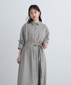 【エヌ ナチュラルビューティーベーシック/N.Natural Beauty basic】のリボンベルト付シャツワンピース 人気、トレンドファッション・服の通販 founy(ファニー) ファッション Fashion レディースファッション WOMEN ワンピース Dress シャツワンピース Shirt Dresses ベルト Belts ラウンド Round リボン Ribbon リラックス Relax 長袖 Long Sleeve thumbnail グレージュ|ID: prp329100004157056 ipo3291000000028660385