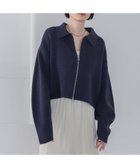 【アパートバイローリーズ/apart by lowrys】のエリZIPカーディガン 人気、トレンドファッション・服の通販 founy(ファニー) ファッション Fashion レディースファッション WOMEN トップス・カットソー Tops/Tshirt カーディガン Cardigans おすすめ Recommend ウォーム Worm カーディガン Cardigan シンプル Simple ジップ Zip ジャケット Jacket ストレッチ Stretch フォルム Form 冬 Winter thumbnail ネイビー88|ID: prp329100004157201 ipo3291000000028662542