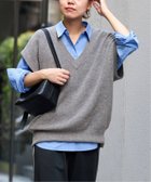 【ジャーナルスタンダード レリューム/JOURNAL STANDARD relume】のウールカシミヤニュアンスベスト 人気、トレンドファッション・服の通販 founy(ファニー) ファッション Fashion レディースファッション WOMEN アウター Coat Outerwear トップス・カットソー Tops/Tshirt ベスト/ジレ Gilets/Vests 2024年 2024 2024-2025秋冬・A/W Aw/Autumn/Winter/Fw/Fall/2024-2025 カシミヤ Cashmere バランス Balance ベスト Vest リラックス Relax エレガント 上品 Elegant thumbnail グレー|ID: prp329100004157203 ipo3291000000028755279