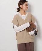 【ジャーナルスタンダード レリューム/JOURNAL STANDARD relume】のウールカシミヤニュアンスベスト 人気、トレンドファッション・服の通販 founy(ファニー) ファッション Fashion レディースファッション WOMEN アウター Coat Outerwear トップス・カットソー Tops/Tshirt ベスト/ジレ Gilets/Vests 2024年 2024 2024-2025秋冬・A/W Aw/Autumn/Winter/Fw/Fall/2024-2025 カシミヤ Cashmere バランス Balance ベスト Vest リラックス Relax エレガント 上品 Elegant thumbnail ベージュ|ID: prp329100004157203 ipo3291000000028755283