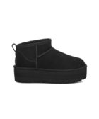 【アダム エ ロペ/ADAM ET ROPE'】の【UGG(アグ)】CLASSIC ULTRA MINI PLATFORM 人気、トレンドファッション・服の通販 founy(ファニー) ファッション Fashion レディースファッション WOMEN 2025年 2025 A/W・秋冬 Aw・Autumn/Winter・Fw・Fall-Winter クッション Cushion スエード Suede ライニング Lining 厚底 Platforms thumbnail ブラック(01)|ID: prp329100004157375 ipo3291000000028757881