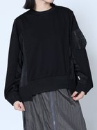 【ラシュッド/LASUD】のアームポケットプルオーバー 人気、トレンドファッション・服の通販 founy(ファニー) ファッション Fashion レディースファッション WOMEN トップス・カットソー Tops/Tshirt プルオーバー Pullover シャーリング Shirring ドッキング Docking ポケット Pocket thumbnail ブラック|ID: prp329100004157424 ipo3291000000028664576