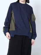 【ラシュッド/LASUD】のアームポケットプルオーバー 人気、トレンドファッション・服の通販 founy(ファニー) ファッション Fashion レディースファッション WOMEN トップス・カットソー Tops/Tshirt プルオーバー Pullover シャーリング Shirring ドッキング Docking ポケット Pocket thumbnail ネイビー|ID: prp329100004157424 ipo3291000000028664577