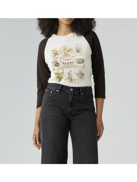 【リーバイス/Levis】のベースボールTシャツ ブラック CACTI EGRET 人気、トレンドファッション・服の通販 founy(ファニー) ファッション Fashion レディースファッション WOMEN トップス・カットソー Tops/Tshirt シャツ/ブラウス Shirts/Blouses ロング / Tシャツ T-Shirts クラシック Classic グラフィック Graphic 人気 Popularity |ID:prp329100004157438