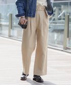 【その他のブランド/Other】のハイウエスト ツイル パンツ 人気、トレンドファッション・服の通販 founy(ファニー) ファッション Fashion レディースファッション WOMEN パンツ Pants シンプル Simple ツイル Twill バランス Balance フロント Front ベスト Vest ワイド Wide おすすめ Recommend thumbnail BEIGE|ID: prp329100004157528 ipo3291000000028760669