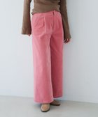 【その他のブランド/Other】のコーデュロイ ワイド パンツ 人気、トレンドファッション・服の通販 founy(ファニー) ファッション Fashion レディースファッション WOMEN パンツ Pants おすすめ Recommend コーデュロイ Corduroy スウェット Sweat ストレッチ Stretch フロント Front ポケット Pocket ワイド Wide 冬 Winter thumbnail PINK|ID: prp329100004157530 ipo3291000000028760673