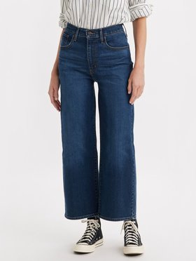 【リーバイス/Levis】のHIGH RISE WIDE LEG ダークインディゴ WINTER EVENING 人気、トレンドファッション・服の通販 founy(ファニー) ファッション Fashion レディースファッション WOMEN 冬 Winter ストレッチ Stretch ハイライズ High Rise 人気 Popularity |ID:prp329100004157577