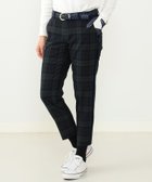 【その他のブランド/Other】のPURPLE LABEL / サイドストライプ チェック パンツ 人気、トレンドファッション・服の通販 founy(ファニー) ファッション Fashion レディースファッション WOMEN パンツ Pants おすすめ Recommend カッティング Cutting クラシック Classic ゴルフ Golf ストライプ Stripe ストレッチ Stretch チェック Check ラウンド Round エレガント 上品 Elegant thumbnail NVY_CHK|ID: prp329100004157644 ipo3291000000028760600