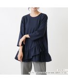 【レリアンプラスハウス/Leilian PLUS HOUSE】のブラウス 人気、トレンドファッション・服の通販 founy(ファニー) ファッション Fashion レディースファッション WOMEN トップス・カットソー Tops/Tshirt シャツ/ブラウス Shirts/Blouses アシンメトリー Asymmetry ウォッシャブル Washable バランス Balance ループ Loop 秋 Autumn/Fall thumbnail ネイビー|ID: prp329100004157804 ipo3291000000028671116