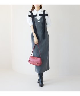 【エイミーイストワール/eimy istoire】のショルダーリボンワンピース 人気、トレンドファッション・服の通販 founy(ファニー) ファッション Fashion レディースファッション WOMEN ワンピース Dress おすすめ Recommend サテン Satin シンプル Simple ストライプ Stripe ストレッチ Stretch タートル Turtle トレンド Trend 今季 This Season |ID:prp329100004157837