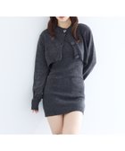 【エイミーイストワール/eimy istoire】のエイミーロゴボタンニットセットワンピース 人気、トレンドファッション・服の通販 founy(ファニー) ファッション Fashion レディースファッション WOMEN ワンピース Dress カーディガン Cardigan シェイプ Shape シンプル Simple トレンド Trend フィット Fit thumbnail GREY|ID: prp329100004157843 ipo3291000000028825770