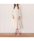 【メゾンドフルール/Maison de FLEUR】の慈愛に満ちたジャカードワンピース 人気、トレンドファッション・服の通販 founy(ファニー) ファッション Fashion レディースファッション WOMEN ワンピース Dress ジャカード Jacquard フレア Flare リボン Ribbon ロング Long エレガント 上品 Elegant 今季 This Season thumbnail アイボリー|ID: prp329100004157864 ipo3291000000028675649