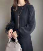 【ジュノア/JUNOAH】のFILLOU ニットフレアワンピース 人気、トレンドファッション・服の通販 founy(ファニー) ファッション Fashion レディースファッション WOMEN ワンピース Dress thumbnail ブラック|ID: prp329100004157888 ipo3291000000028675858