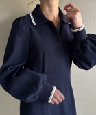 【ジュノア/JUNOAH】のポロシャツマーメイドワンピース 人気、トレンドファッション・服の通販 founy(ファニー) ファッション Fashion レディースファッション WOMEN ワンピース Dress thumbnail ネイビー|ID: prp329100004157889 ipo3291000000028675872