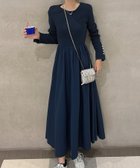 【ジュノア/JUNOAH】のパールボタンドッキングワンピース 人気、トレンドファッション・服の通販 founy(ファニー) ファッション Fashion レディースファッション WOMEN ワンピース Dress thumbnail ネイビー|ID: prp329100004157890 ipo3291000000028675882