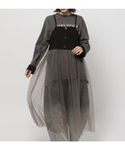 【ニコアンド/niko and】のチュールドッキングジャンパースカート 人気、トレンドファッション・服の通販 founy(ファニー) ファッション Fashion レディースファッション WOMEN スカート Skirt おすすめ Recommend インナー Inner シアー Sheer チュール Tulle デニム Denim バランス Balance フェミニン Feminine thumbnail ブラック19|ID: prp329100004157908 ipo3291000000028676015