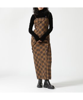 【ロイヤルフラッシュ/ROYAL FLASH】のMAISON SPECIAL/Checkered Camisole Maxidresses 人気、トレンドファッション・服の通販 founy(ファニー) ファッション Fashion レディースファッション WOMEN ワンピース Dress ドレス Party Dresses インナー Inner ガーリー Girly スリット Slit チェック Check トレンド Trend ドレープ Drape フォルム Form フリル Frills レース Race A/W・秋冬 Aw・Autumn/Winter・Fw・Fall-Winter |ID:prp329100004157922