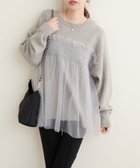 【ナチュラルクチュール/natural couture】の【Web限定】チュールレイヤードニットプルオーバー 人気、トレンドファッション・服の通販 founy(ファニー) ファッション Fashion レディースファッション WOMEN トップス・カットソー Tops/Tshirt ニット Knit Tops プルオーバー Pullover 2024年 2024 2024-2025秋冬・A/W Aw/Autumn/Winter/Fw/Fall/2024-2025 おすすめ Recommend エアリー Airy シンプル Simple スラックス Slacks チュール Tulle デニム Denim フェミニン Feminine ポケット Pocket ミドル Middle thumbnail モカ|ID: prp329100004158187 ipo3291000000029202910