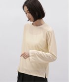 【ラコレ/LAKOLE】のベロアフレアスリーブ長袖TEE 人気、トレンドファッション・服の通販 founy(ファニー) ファッション Fashion レディースファッション WOMEN トップス・カットソー Tops/Tshirt ベロア Velour インナー Inner キャミソール Camisole サロペット Overalls フレア Flare ベロア Velor ボトム Bottom エレガント 上品 Elegant 長袖 Long Sleeve thumbnail オフホワイト11|ID: prp329100004158210 ipo3291000000029076103