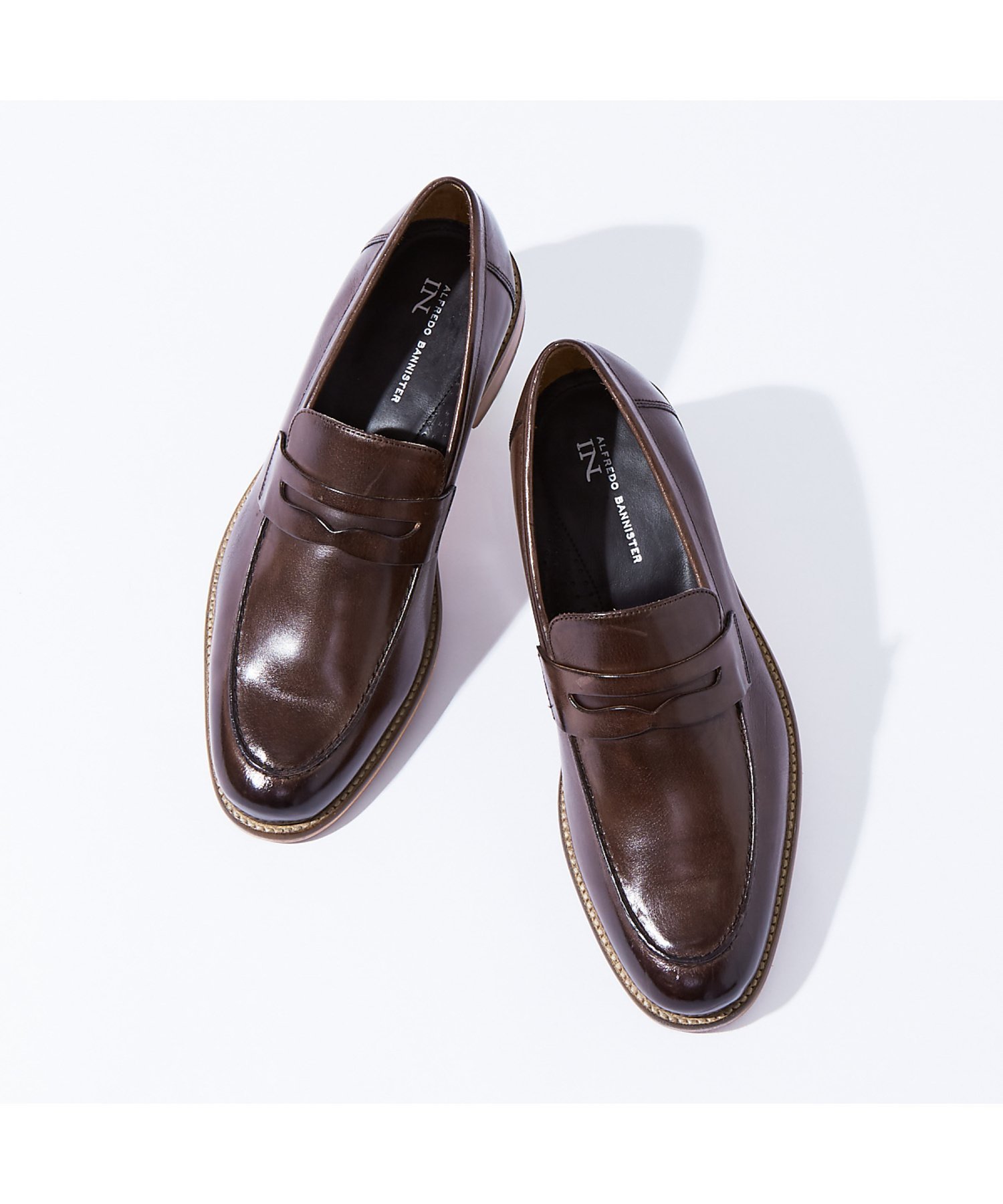 【アルフレッド バニスター/alfredoBANNISTER / MEN】の【SHOO IN SHOE】定番 コインローファー/ビジネスシューズ 一部店舗+ インテリア・キッズ・メンズ・レディースファッション・服の通販 founy(ファニー) 　ファッション　Fashion　メンズファッション　MEN　シューズ・靴　Shoes/Men　シューズ　Shoes　スタンダード　Standard　トレンド　Trend　定番　Standard　人気　Popularity　ライニング　Lining　ラバー　Rubber　ワンポイント　One Point　アウトレット　Outlet　エレガント 上品　Elegant　ビジネス 仕事 通勤　Business　ダークブラウン|ID: prp329100004158306 ipo3291000000028682924