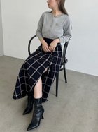 【スナイデル/SNIDEL】の【WEB限定】チェックスリットデザインロングスカート 人気、トレンドファッション・服の通販 founy(ファニー) ファッション Fashion レディースファッション WOMEN スカート Skirt ロングスカート Long Skirt おすすめ Recommend ウェーブ Wave オレンジ Orange スリット Slit チェック Check フレア Flare フロント Front レース Race thumbnail NVY[089]|ID: prp329100004158354 ipo3291000000028683560