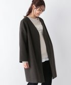 【グローバルワーク/GLOBAL WORK】のカロヤカSTRノーカラーコート 人気、トレンドファッション・服の通販 founy(ファニー) ファッション Fashion レディースファッション WOMEN アウター Coat Outerwear コート Coats インナー Inner シンプル Simple ストレッチ Stretch 人気 Popularity thumbnail 杢チャコール18|ID: prp329100004158874 ipo3291000000028788960