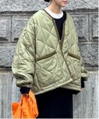 【ノッチ/notch】の【 notch. by KR 】オーバーキルティングジャケット 人気、トレンドファッション・服の通販 founy(ファニー) ファッション Fashion レディースファッション WOMEN アウター Coat Outerwear ジャケット Jackets インナー Inner キルティング Quilting コラボ Collaboration ジャケット Jacket デニム Denim トレーナー Trainer ドローコード Draw Cord 人気 Popularity パッチ Patch ポケット Pocket 2024年 2024 2024-2025秋冬・A/W Aw/Autumn/Winter/Fw/Fall/2024-2025 thumbnail オリーブ|ID: prp329100004158882 ipo3291000000029505552