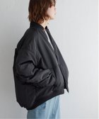 【ノッチ/notch】のギャザーMA-1 人気、トレンドファッション・服の通販 founy(ファニー) ファッション Fashion レディースファッション WOMEN アウター Coat Outerwear MA-1 MA-1 おすすめ Recommend ギャザー Gather フェミニン Feminine ミリタリー Military thumbnail ブラック|ID: prp329100004158883 ipo3291000000028941715