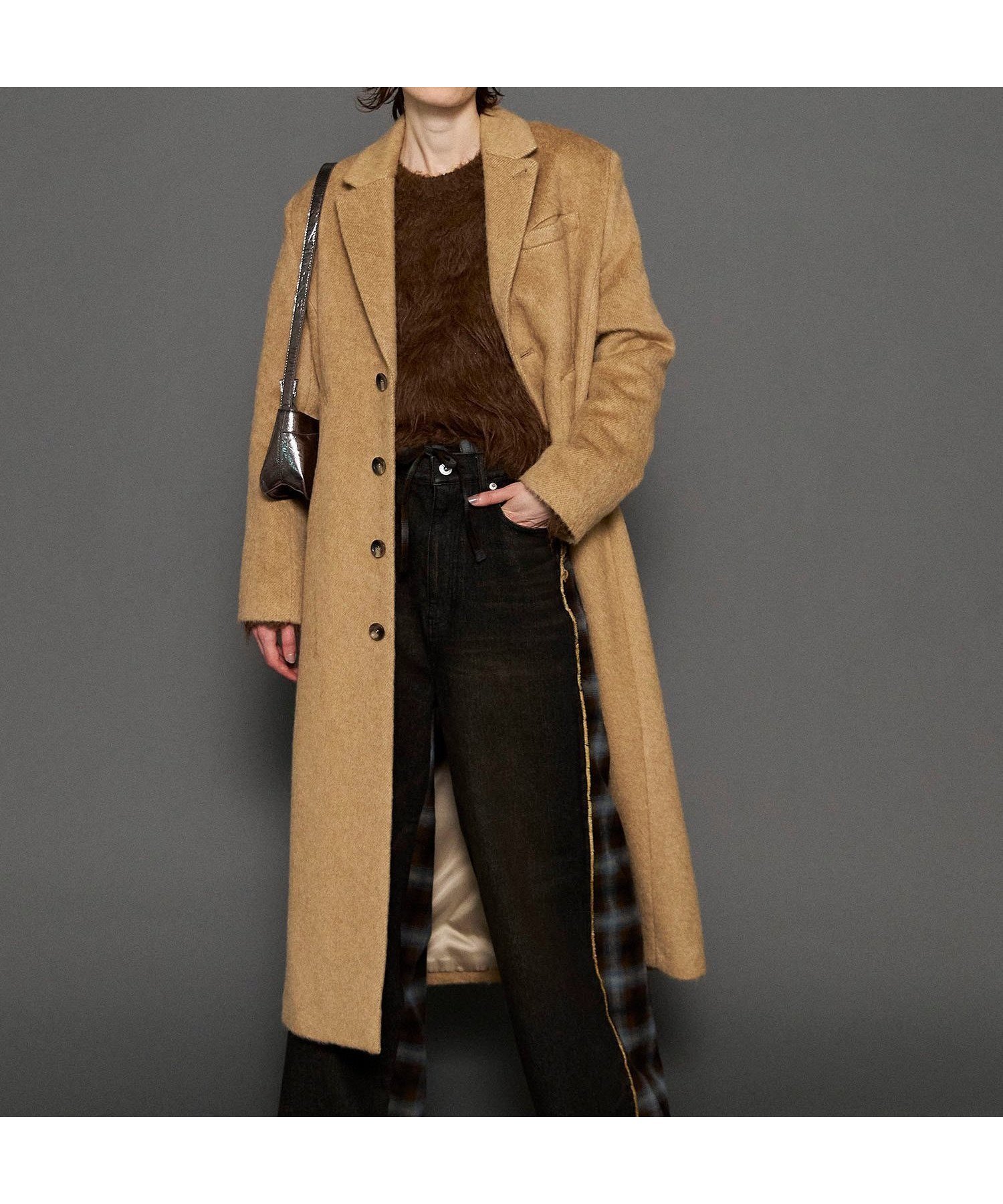 【メゾンスペシャル/MAISON SPECIAL】のMohair Shaggy Long Coat インテリア・キッズ・メンズ・レディースファッション・服の通販 founy(ファニー) 　ファッション　Fashion　レディースファッション　WOMEN　アウター　Coat Outerwear　コート　Coats　エアリー　Airy　ミックス　Mix　モヘア　Mohair　モヘヤ　Mohair　ロング　Long　エレガント 上品　Elegant　BGE|ID: prp329100004158908 ipo3291000000028694429