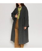 【メゾンスペシャル/MAISON SPECIAL】のGun Club Plaid Long Coat 人気、トレンドファッション・服の通販 founy(ファニー) ファッション Fashion レディースファッション WOMEN アウター Coat Outerwear コート Coats スリーブ Sleeve ダブル Double チェック Check ロング Long 冬 Winter 無地 Plain Color thumbnail MLT1|ID: prp329100004158914 ipo3291000000028694489