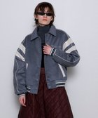 【メゾンスペシャル/MAISON SPECIAL】のCollege Blouson 人気、トレンドファッション・服の通販 founy(ファニー) ファッション Fashion レディースファッション WOMEN アウター Coat Outerwear ブルゾン Blouson/Jackets スラックス Slacks thumbnail GRY|ID: prp329100004158922 ipo3291000000028694538