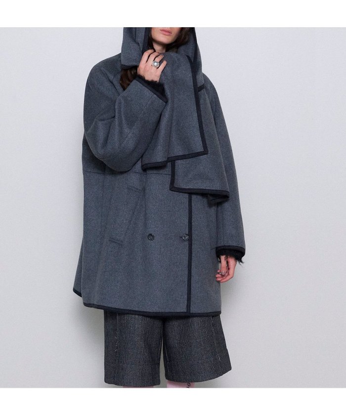 【メゾンスペシャル/MAISON SPECIAL】のWinter Scarf Tent Coat インテリア・キッズ・メンズ・レディースファッション・服の通販 founy(ファニー) https://founy.com/ ファッション Fashion レディースファッション WOMEN アウター Coat Outerwear コート Coats 冬 Winter インナー Inner ガーリー Girly マフラー Scarf ミドル Middle |ID: prp329100004158928 ipo3291000000028694603