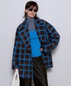 【メゾンスペシャル/MAISON SPECIAL】のCheckered Over Silhouette Middle Coat BLU|ID: prp329100004158932 ipo3291000000028694647