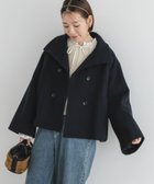 【アーバンリサーチ ロッソ/URBAN RESEARCH ROSSO】のF by ROSSO モッサダブルショートコート 人気、トレンドファッション・服の通販 founy(ファニー) ファッション Fashion レディースファッション WOMEN アウター Coat Outerwear コート Coats 2024年 2024 2024-2025秋冬・A/W Aw/Autumn/Winter/Fw/Fall/2024-2025 A/W・秋冬 Aw・Autumn/Winter・Fw・Fall-Winter 冬 Winter スタンド Stand トレンド Trend ミドル Middle thumbnail NAVY|ID: prp329100004158940 ipo3291000000028694697